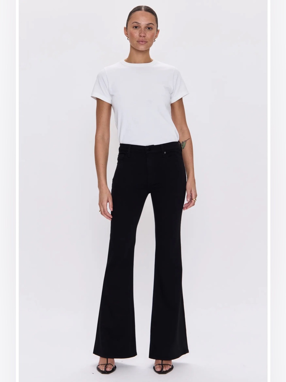 Pistola Kinsley Black Flare Jeans